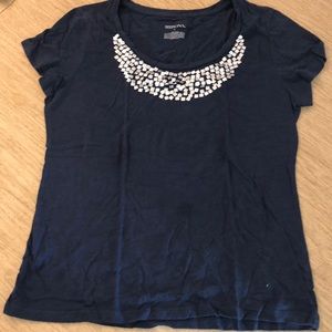 Women’s navy tshirt